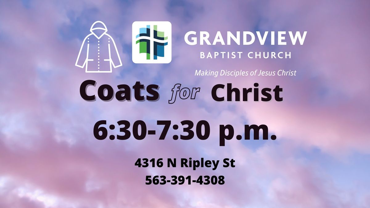 Coats for Christ - Coat Closet Giveaway