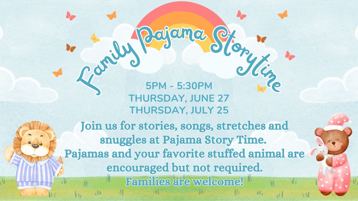 Pajama Family Storytime Summer Edition