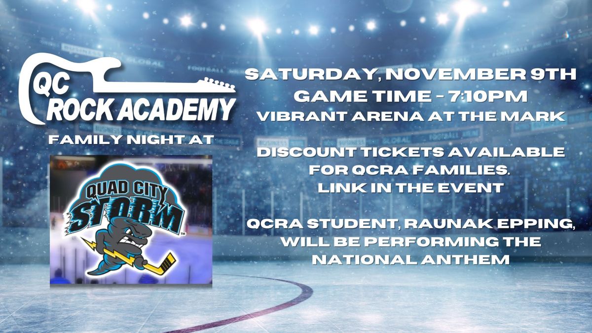 QCRA Family Night with Quad City Storm