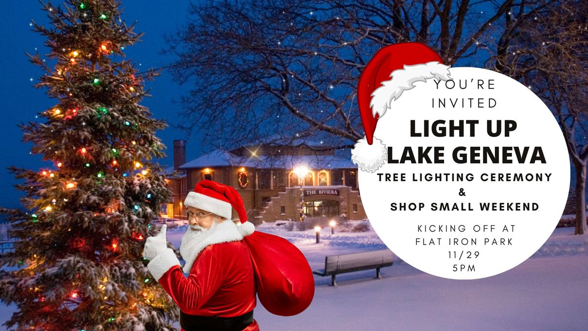 Light Up Lake Geneva - Christmas Tree Lighting & Shop Small Weekend