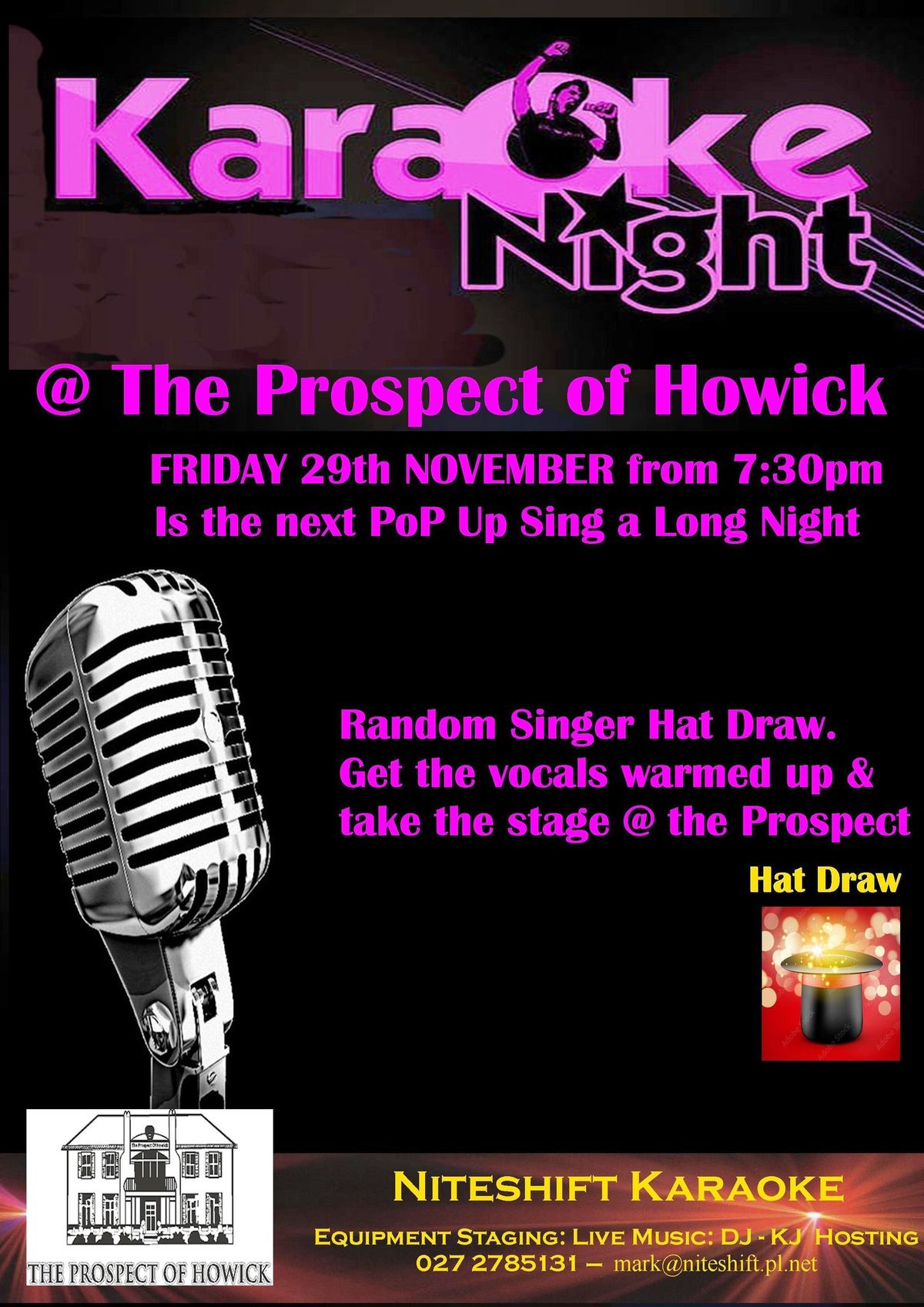 Karaoke Night The Prospect Bar