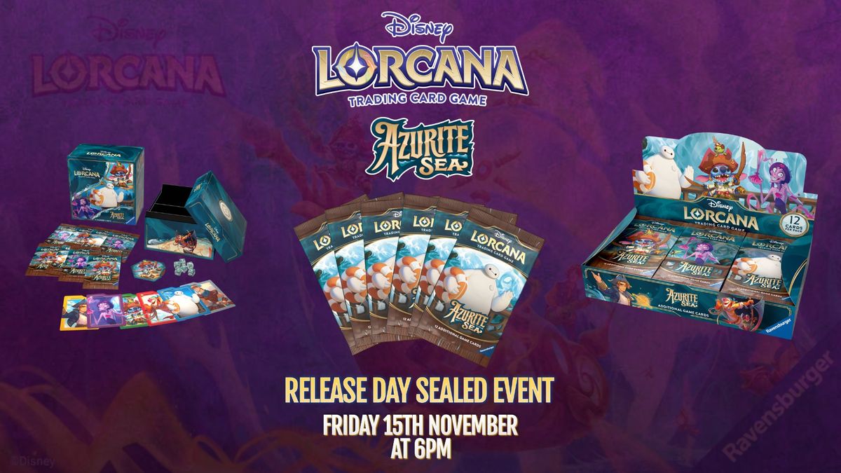 AZURITE SEA RELEASE DAY SEALED EVENT | Dice & Pins Bromborough