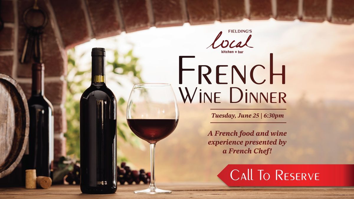 French Wine Dinner