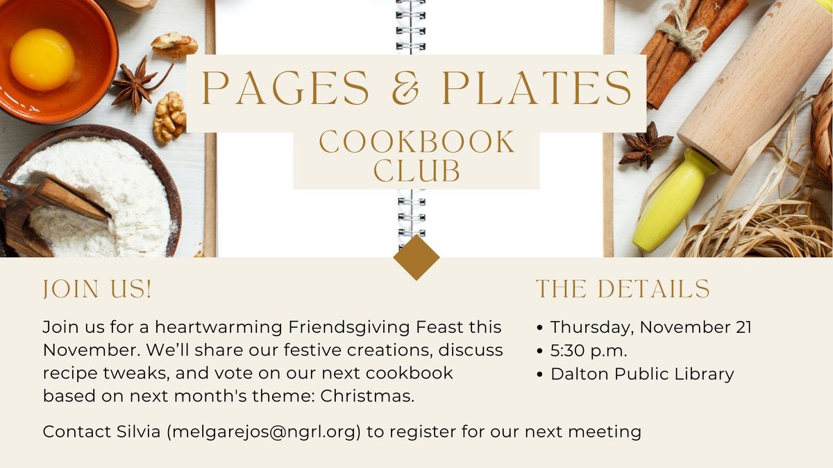 Pages & Plates: Friendsgiving