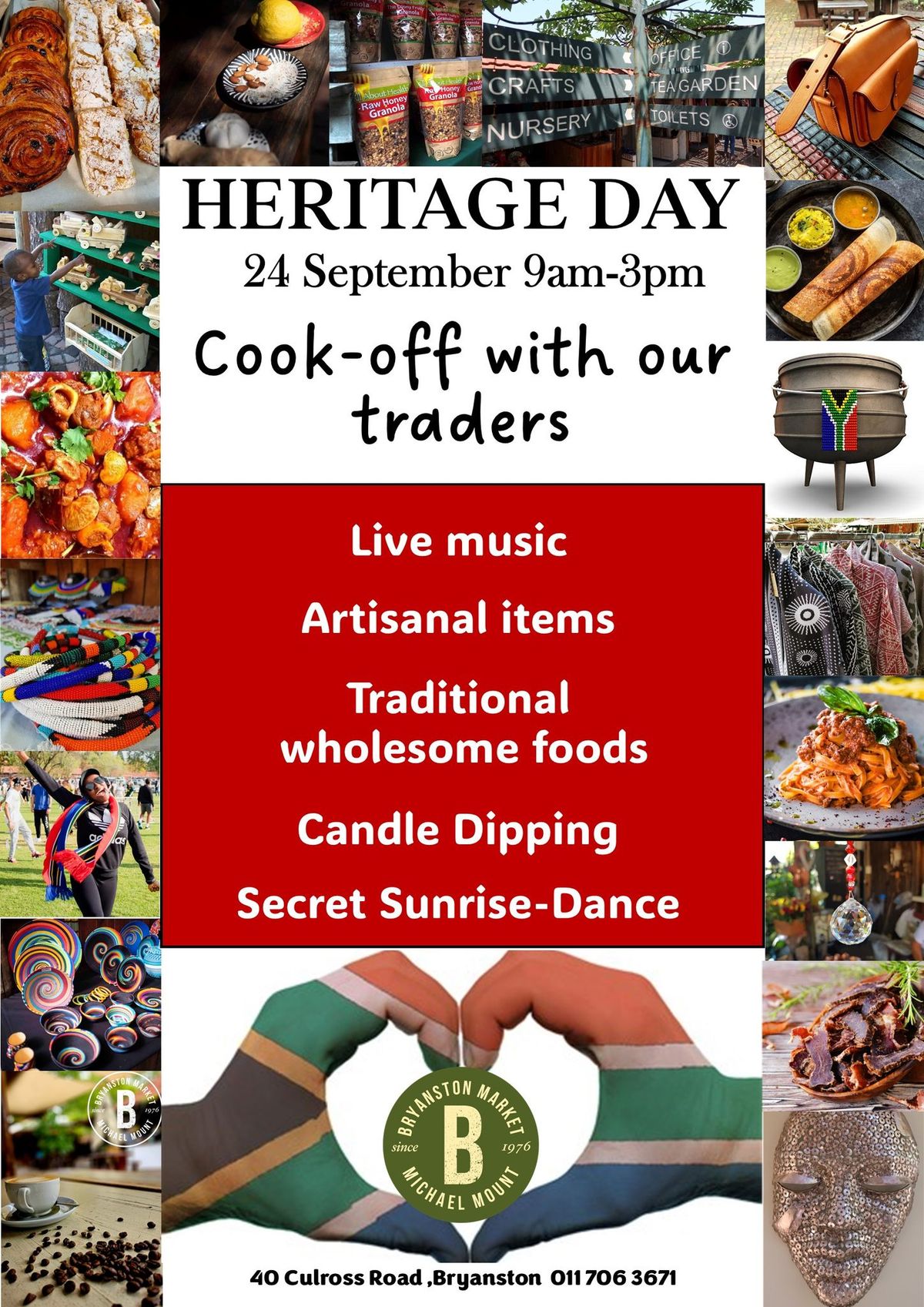 Heritage Day Cook-Off at Bryanston Market - 24 September