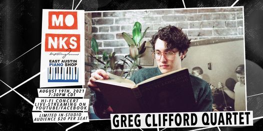 Greg Clifford Quartet - Livestream Concert w\/In-Studio Audience