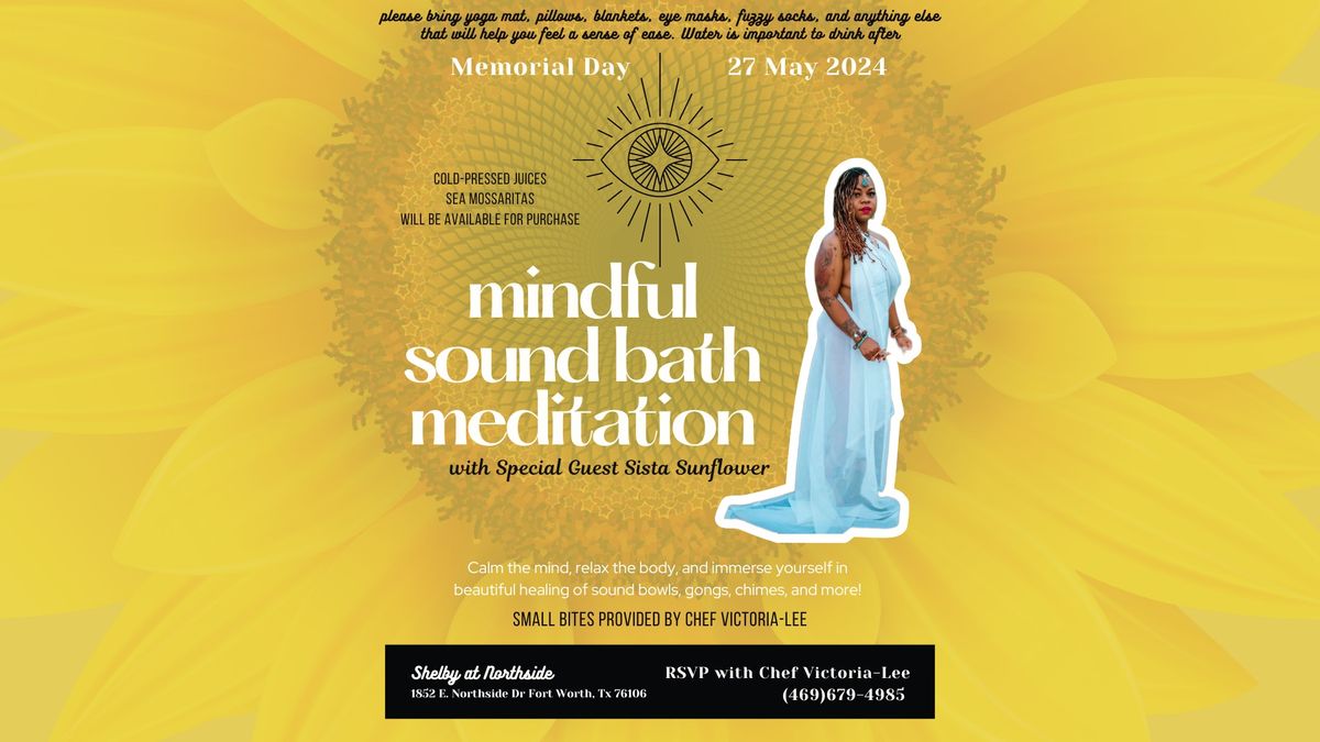 Mental Health Monday: SoundBath Meditation
