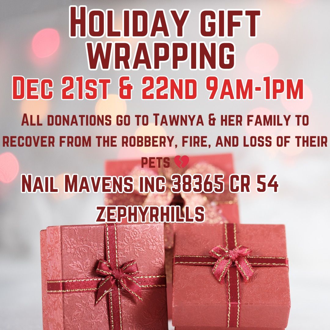 Gift wrapping for donations 