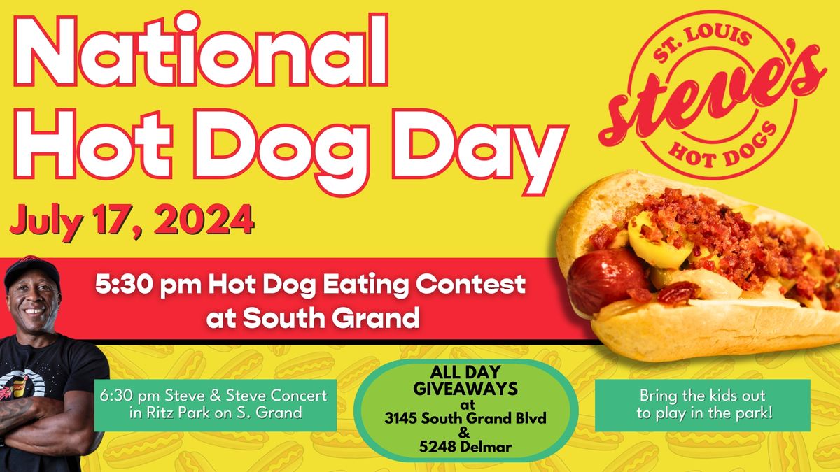 National Hot Dog Day! 