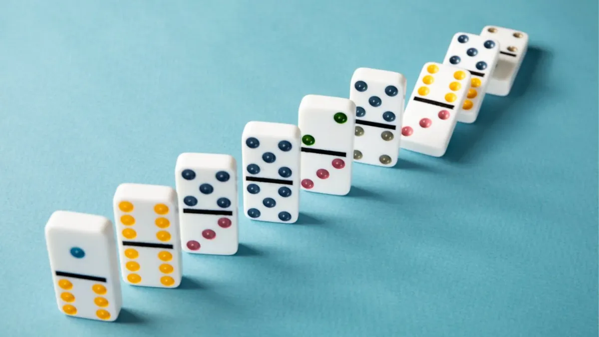 Weeknight Mexican Train Dominos