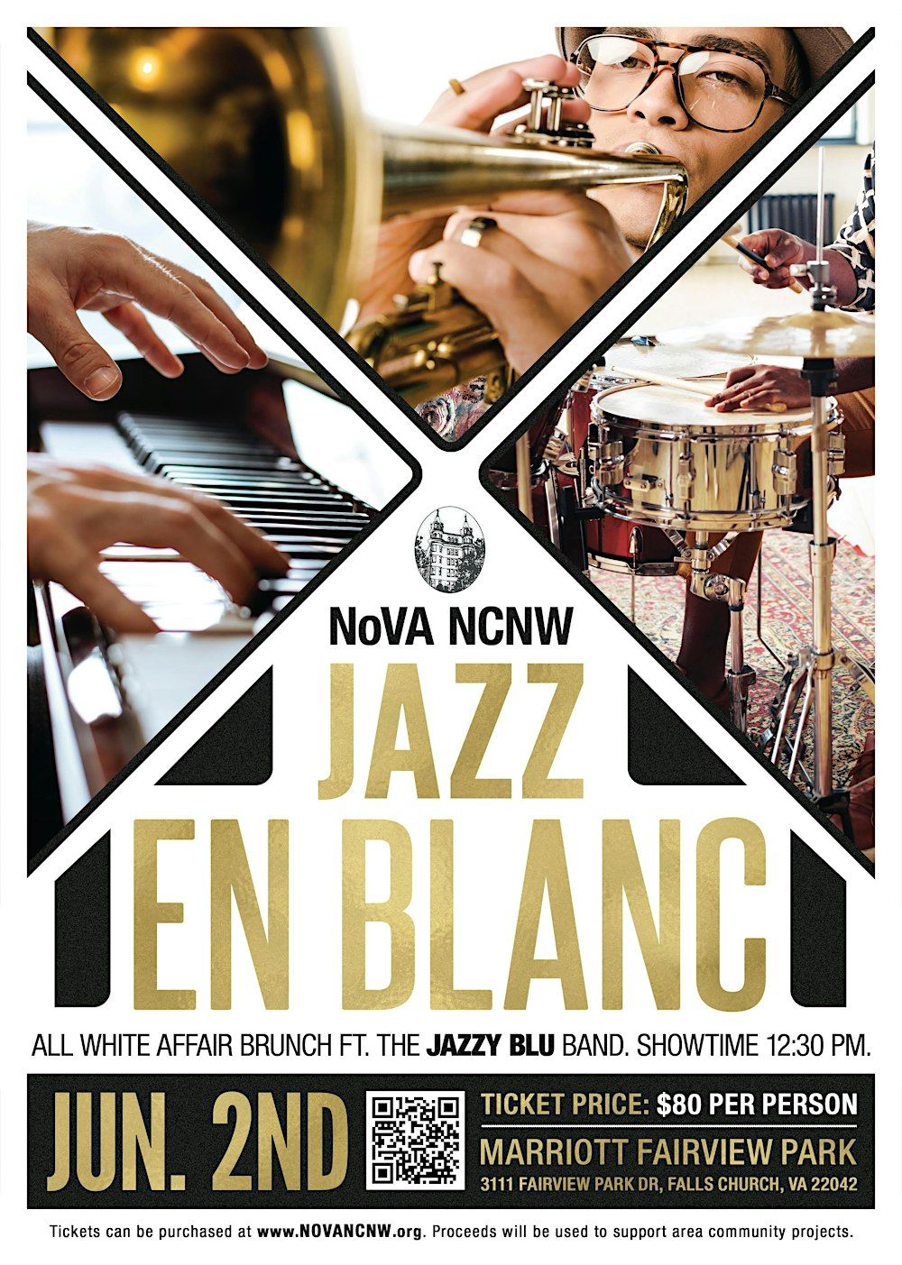NoVA Section of NCNW Jazz En Blanc Brunch 2024 "All White Affair"