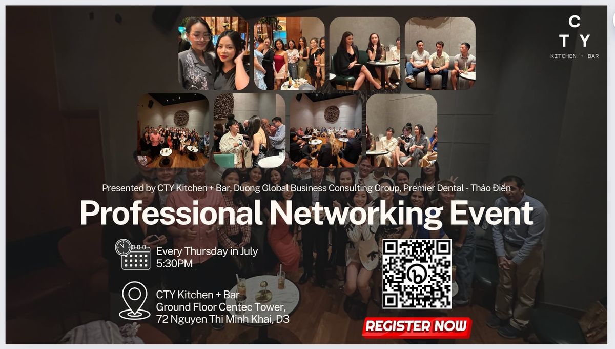 Elevate Your Professional Network: Exclusive Networking Night at CTY Kitchen + Bar