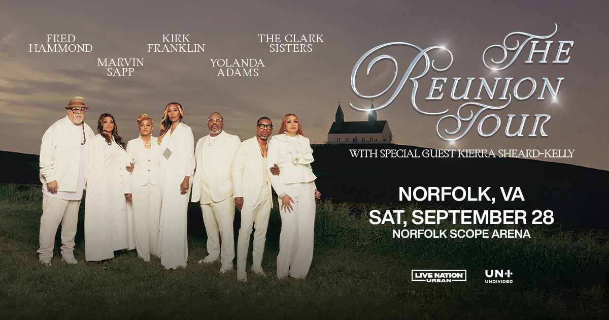 Kirk Franklin REUNION TOUR 2024, Norfolk Scope Arena, 28 September 2024