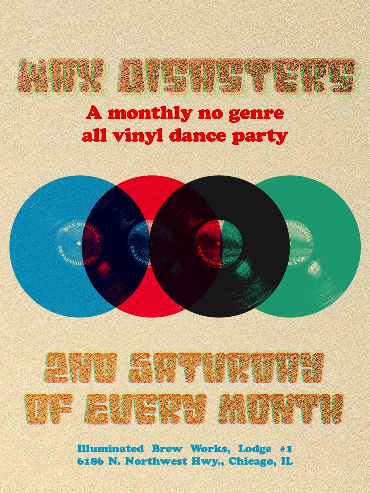 Wax Disasters: Monthly No Genre Vinyl Dance Party