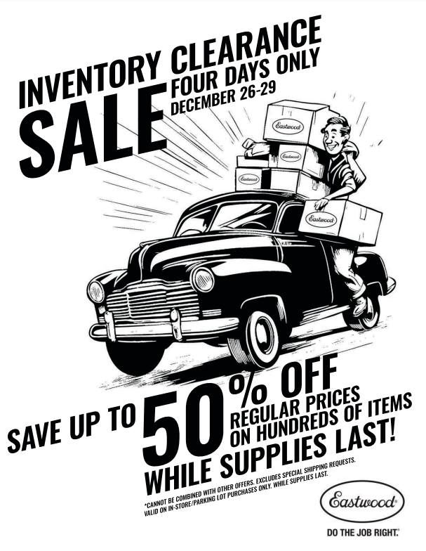 End of Year Inventory Clearance Sale