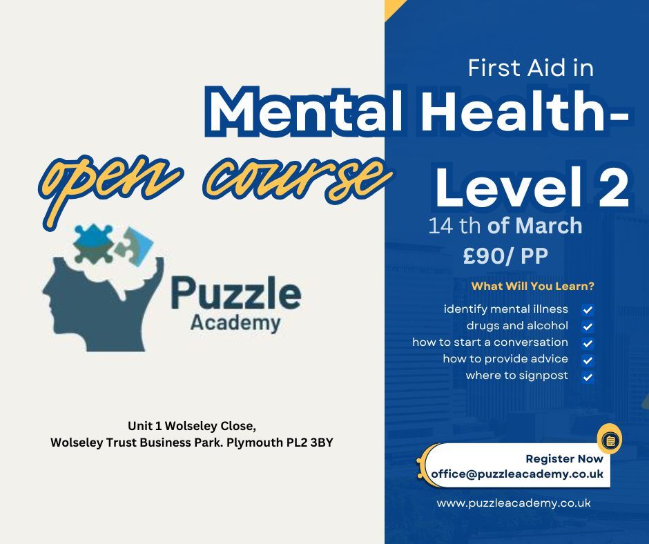 First Aid in Mental Health- Level 2