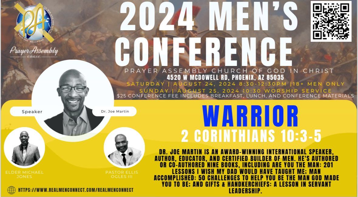 PA's 2024 Men's Conference: 'Warrior'