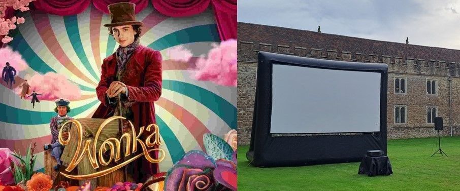 Outdoor cinema at Knole: Wonka