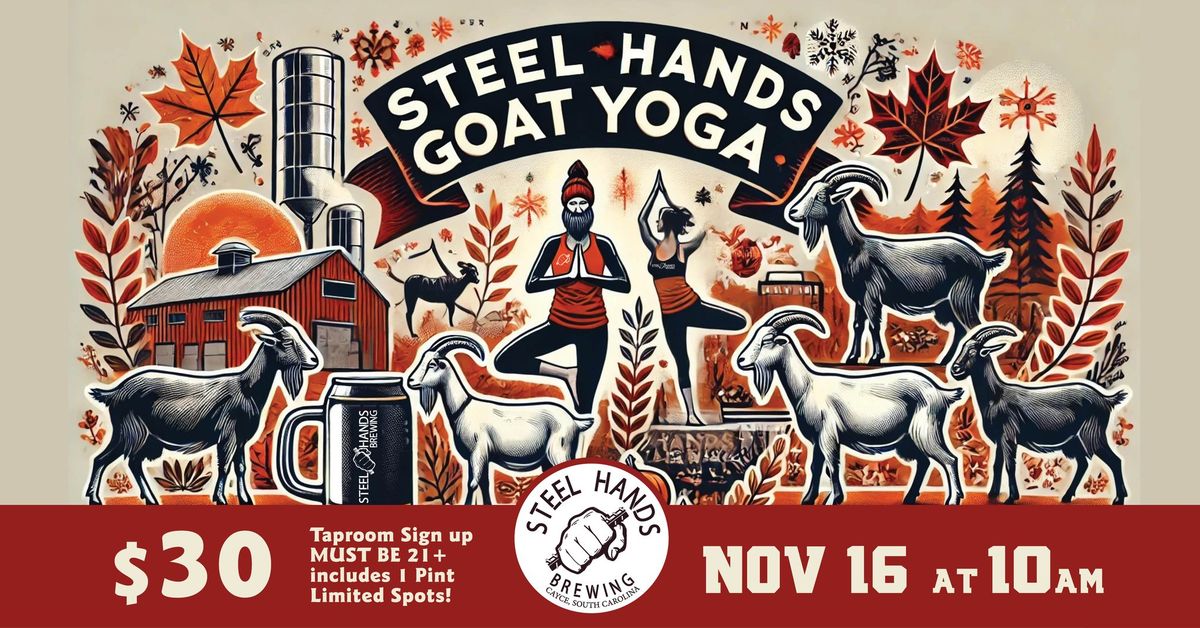 NOVEMBER GOAT YOGA!