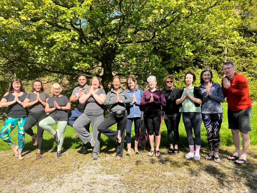 Wellness Day Yoga Retreat, Vinyasa, Yin Yoga, Gong Bath Sound Healing Walk in the Peak District