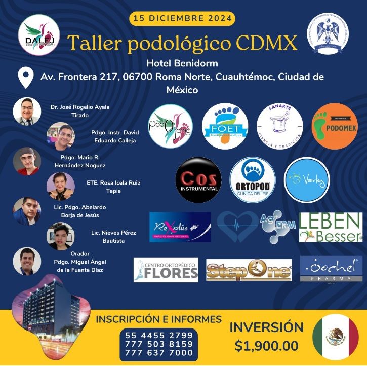 15 DICIEMBRE CDMX TALLERES AREA PODOLOGICA 