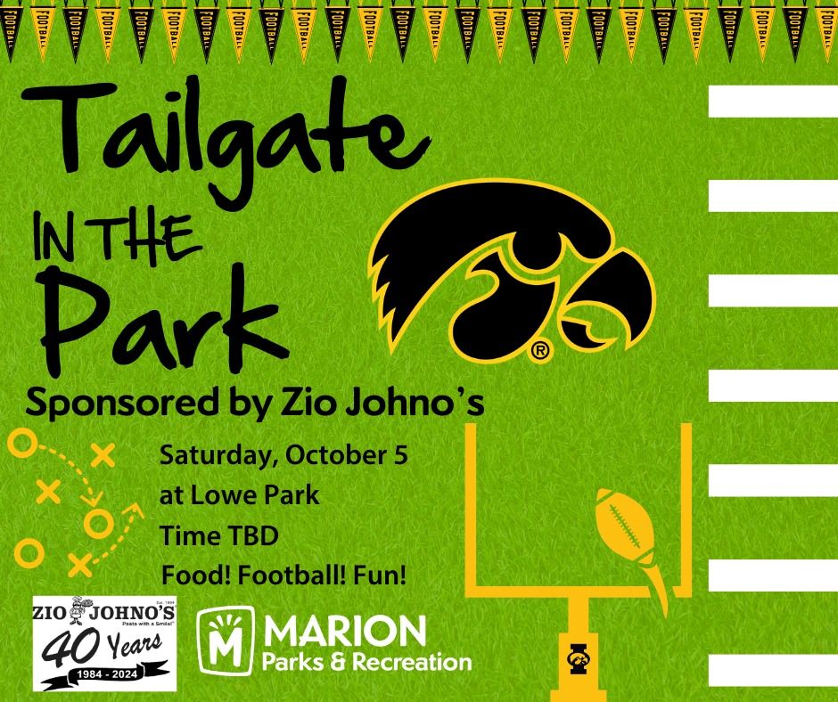 Tailgate in the Park sponsored by Zio Johno's