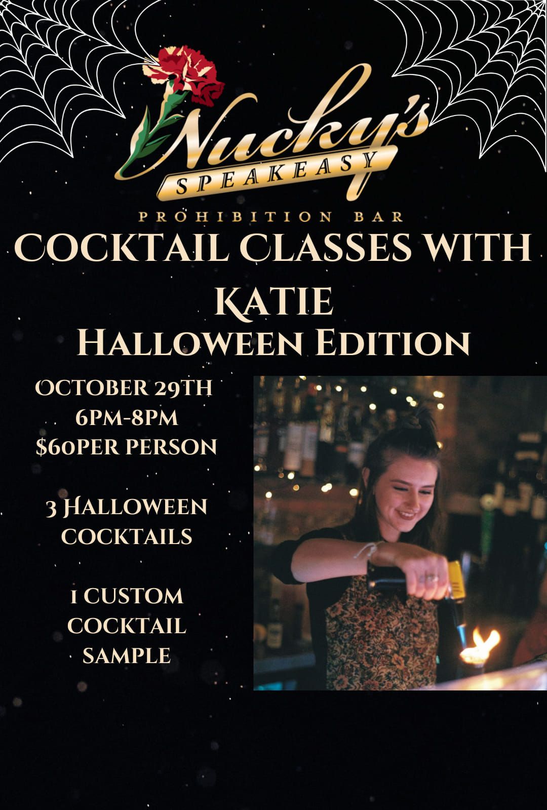 Halloween Spooky Cocktail Class with Katie!!