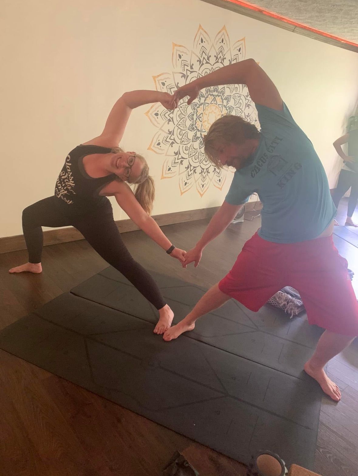 Couple\u2019s Playful Yoga