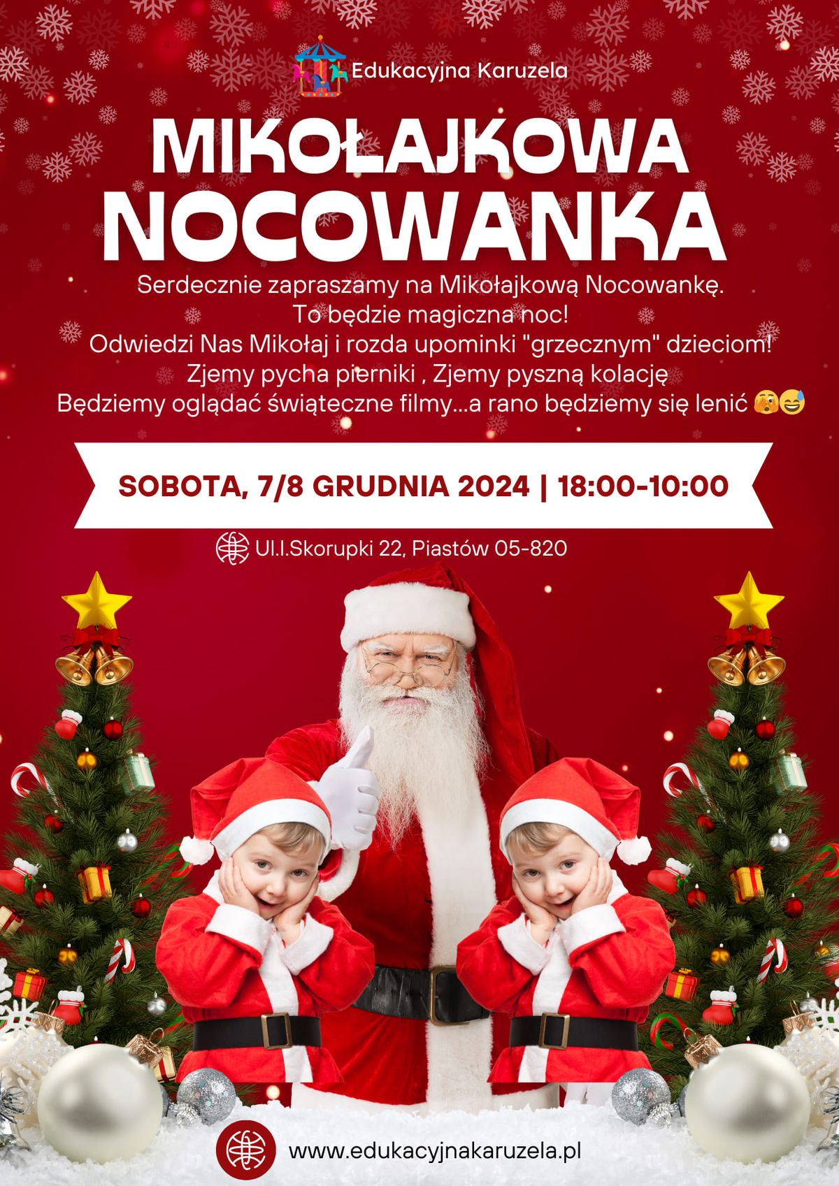 \ud83c\udf85 Nocowanka Miko\u0142ajkowa\ud83c\udf85