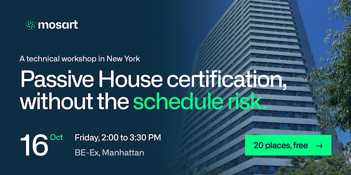Build Risk Passive House certification, without the schedule risk., Building ...