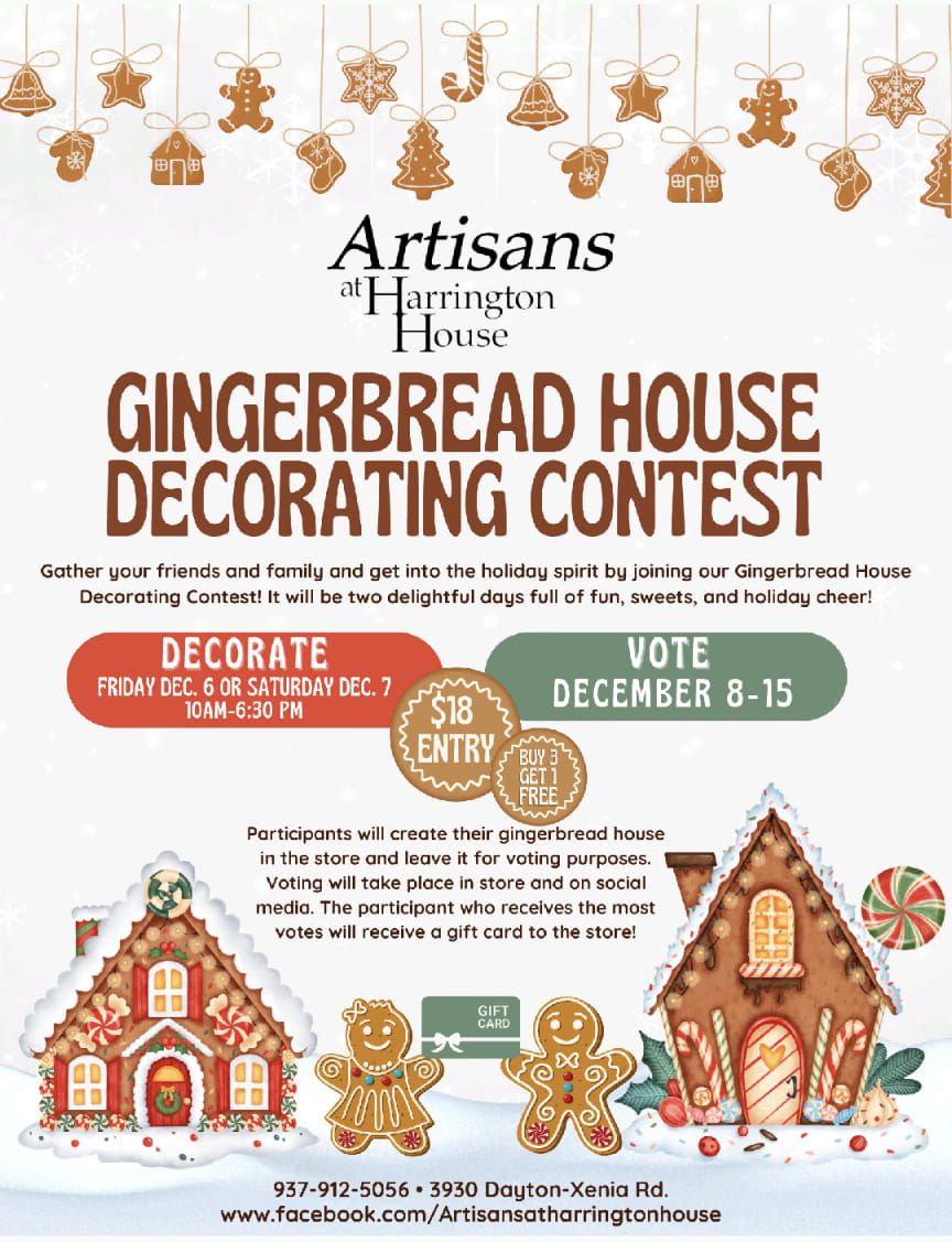 Gingerbread House Decorating Contest