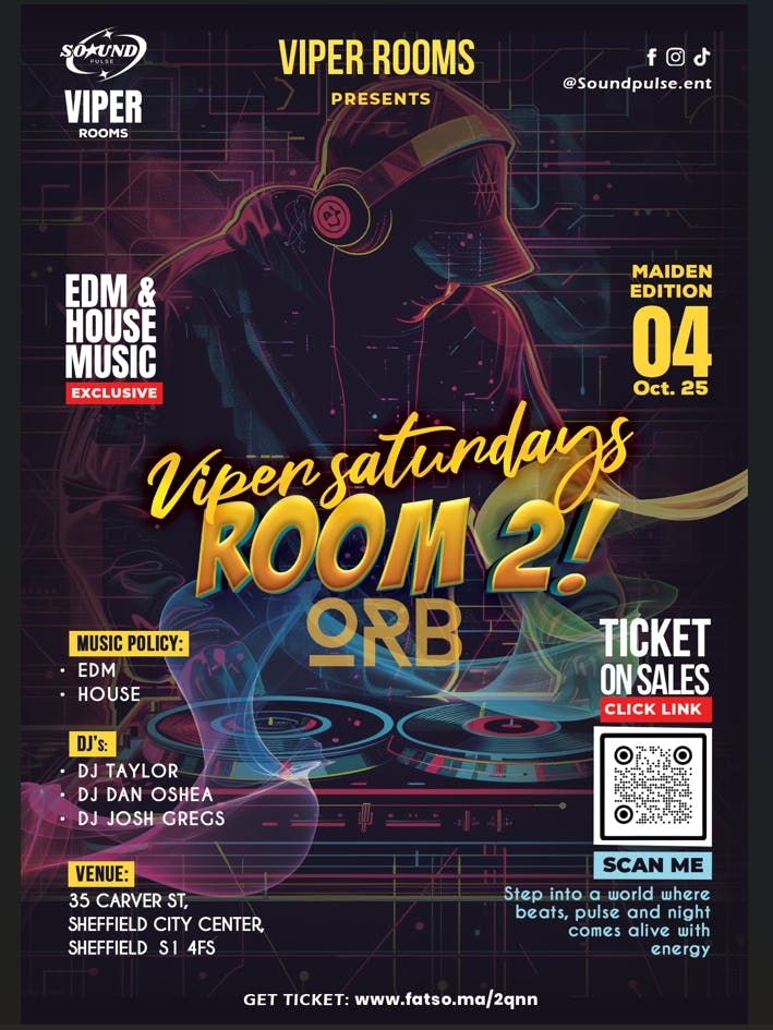 Viper Saturday ROOM 2 EDM &amp; House music