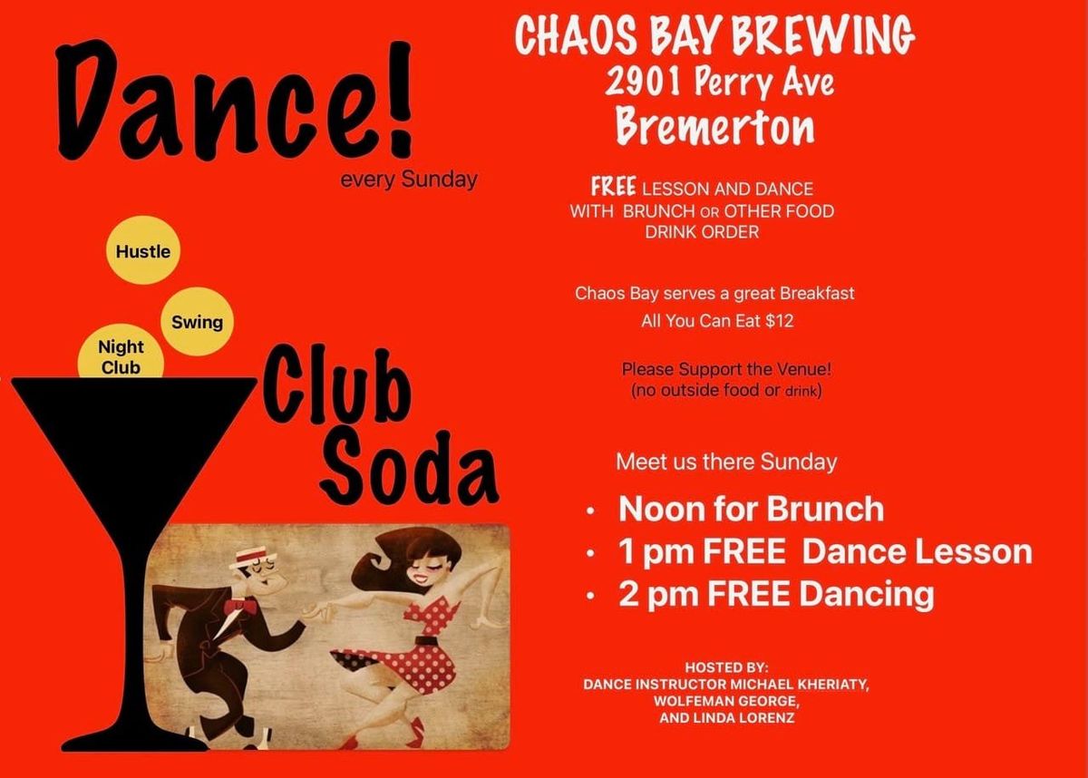 Dance Every Sunday after Brunch with Club Soda!