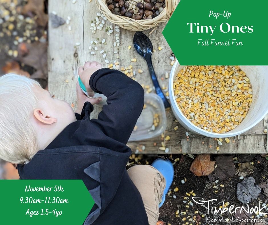 FALL FUNNEL FUN: Tiny Ones Drop-In