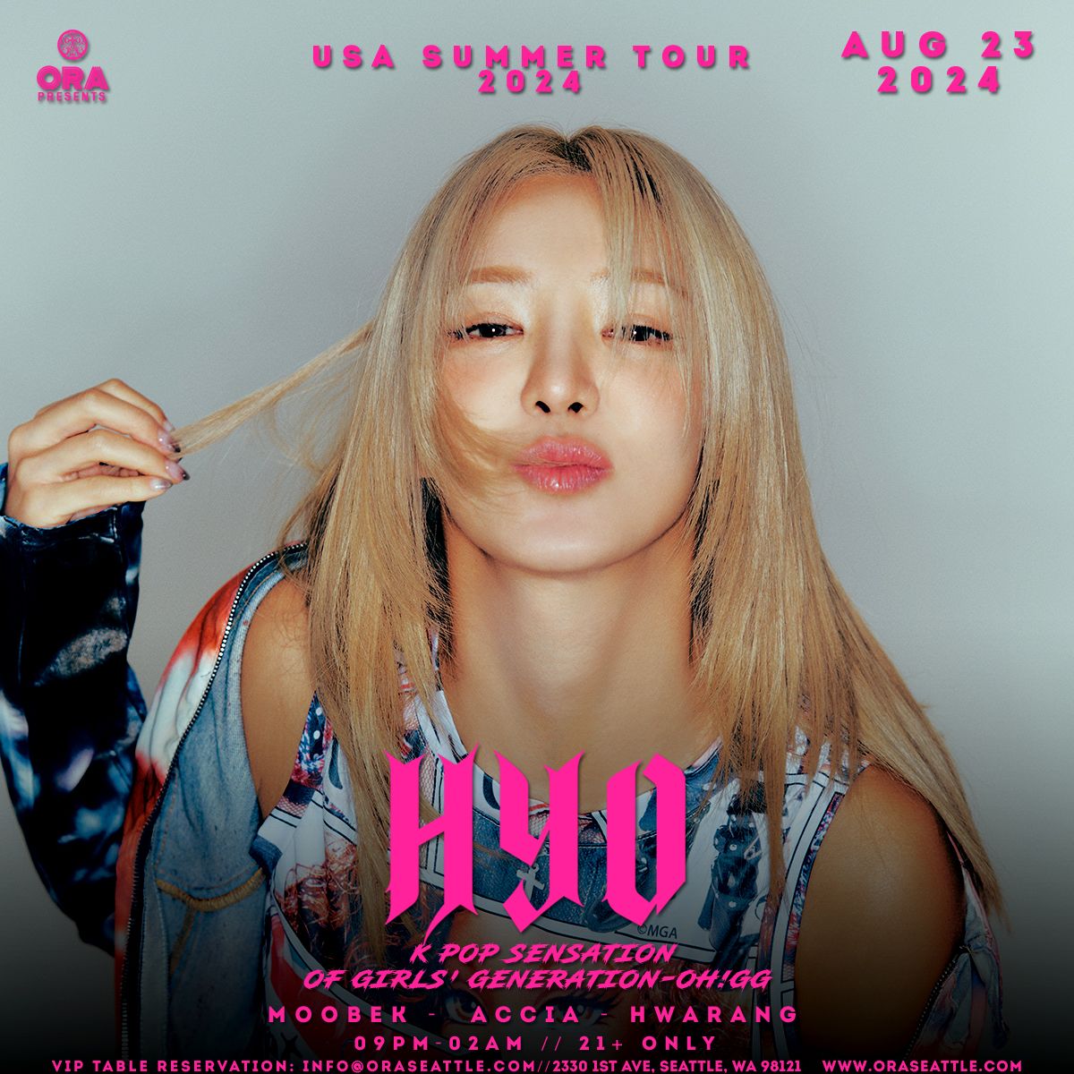 HYO of Girls Generation- US Summer Tour 2024 at Ora