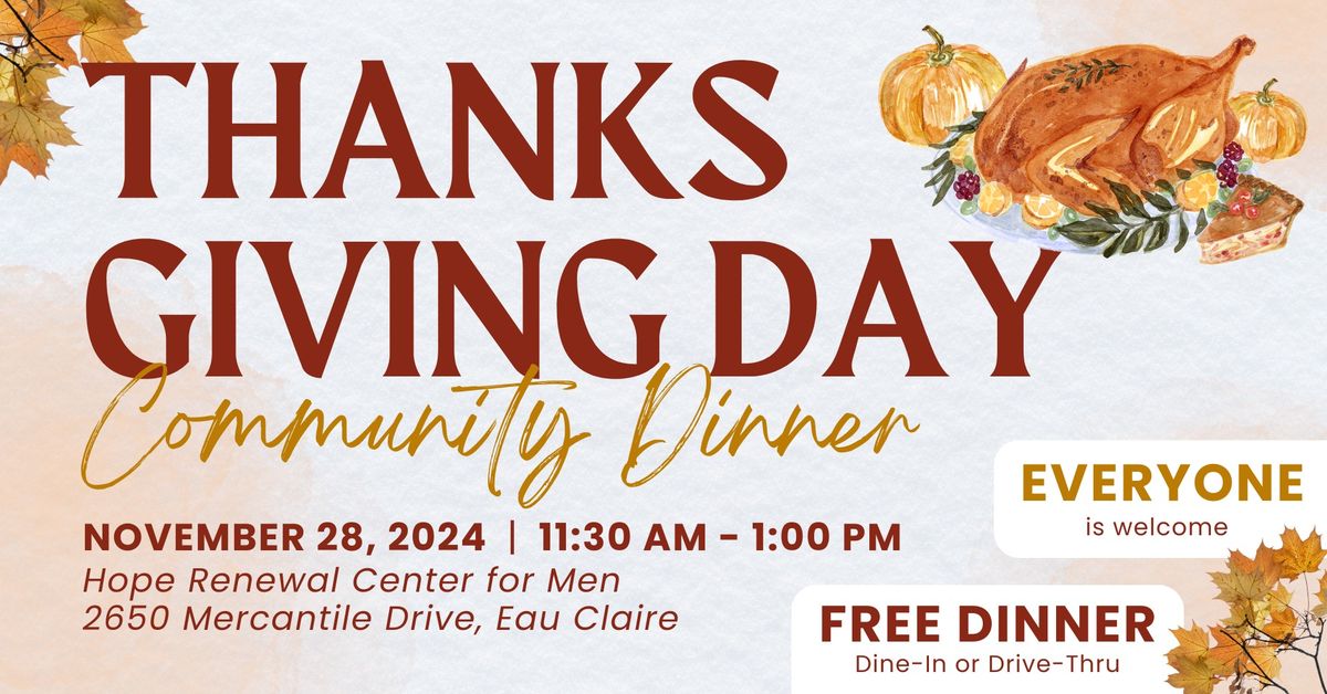 Free Thanksgiving Community Dinner