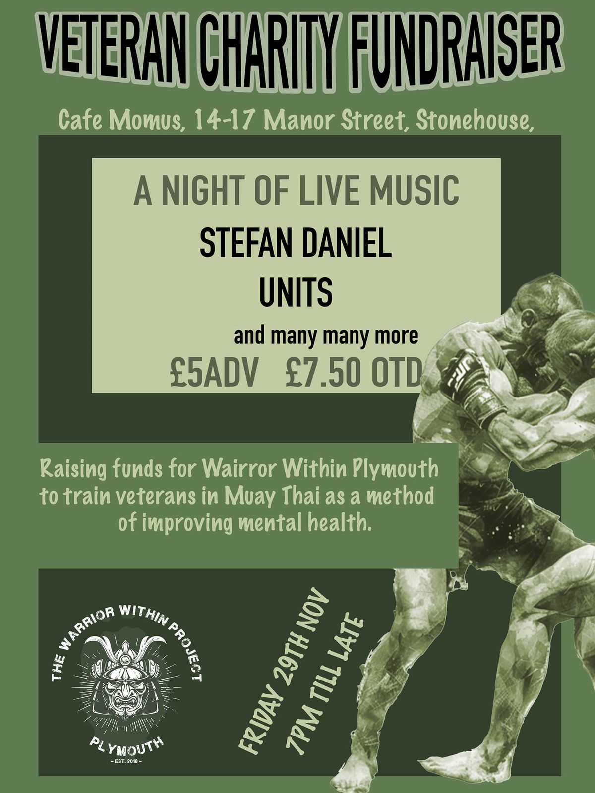 Veteran fundraiser gig 