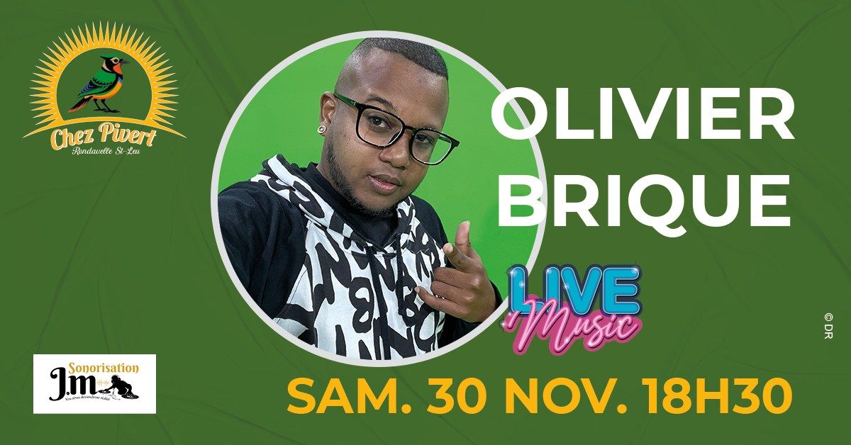 Olivier Brique en concert Chez Pivert