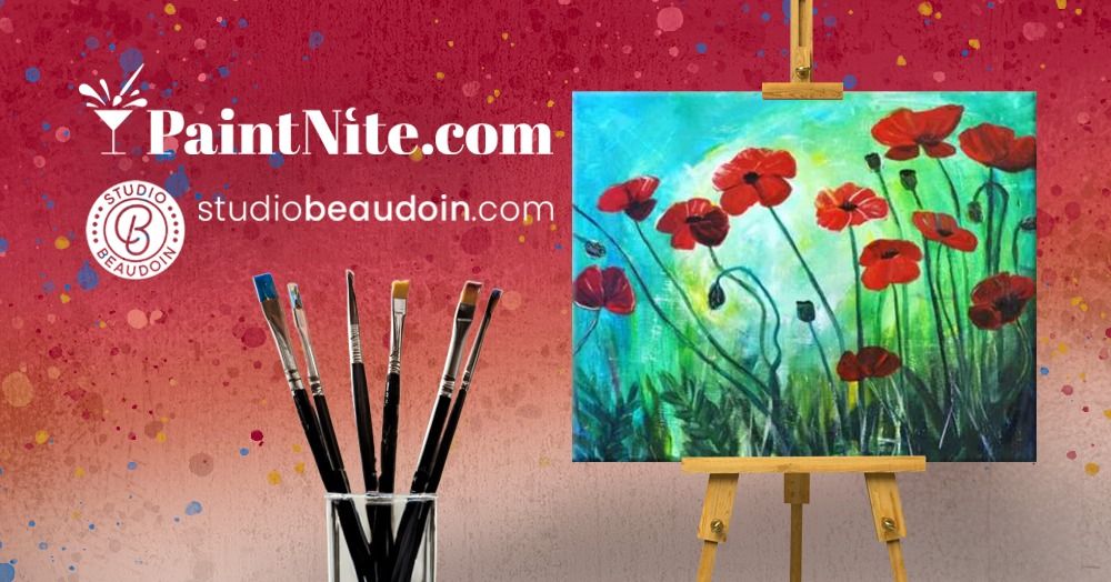 Paint Nite: Poppy Garden