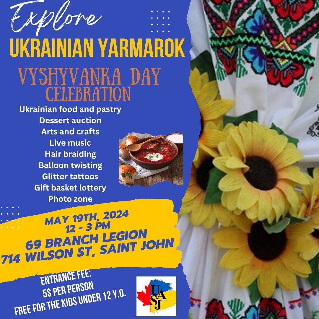 Ukrainian Yarmarok. Vyshyvanka Day Celebration (Embroidery shirt day Market)