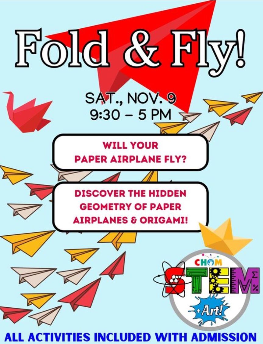 Fold & Fly at CHOM!