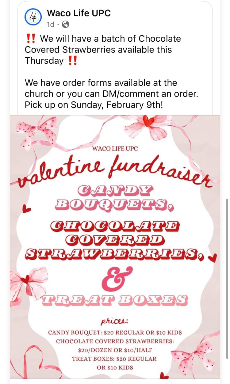 Waco Life Valentine Gandy Fundraiser