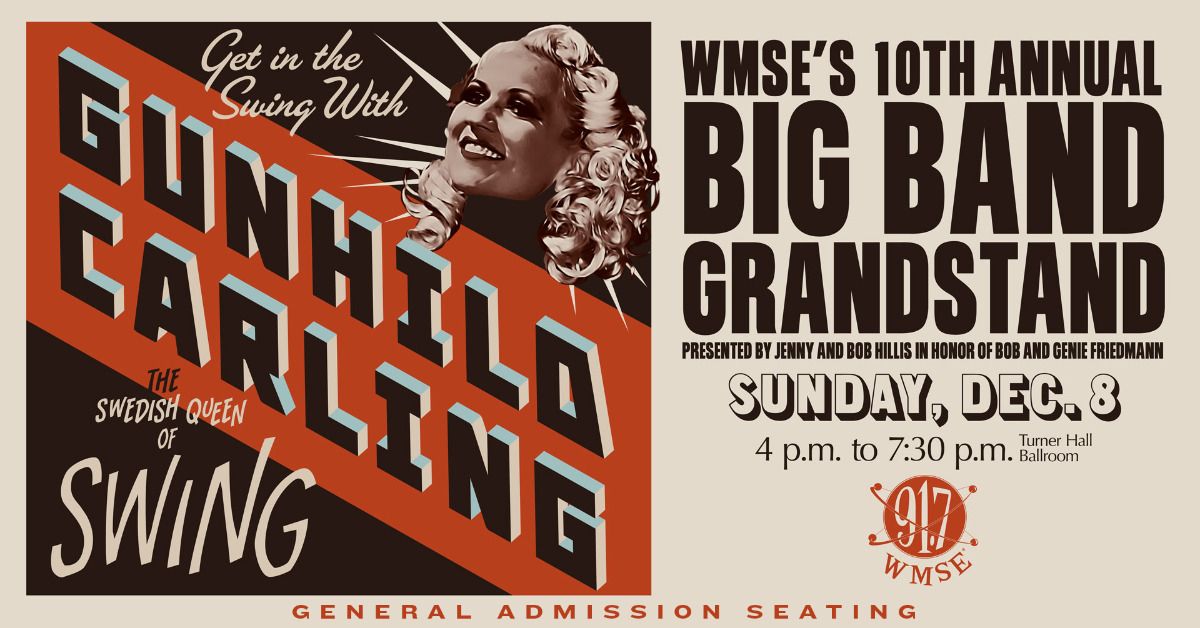 WMSE's 10th Annual Big Band Grandstand at Turner Hall Ballroom