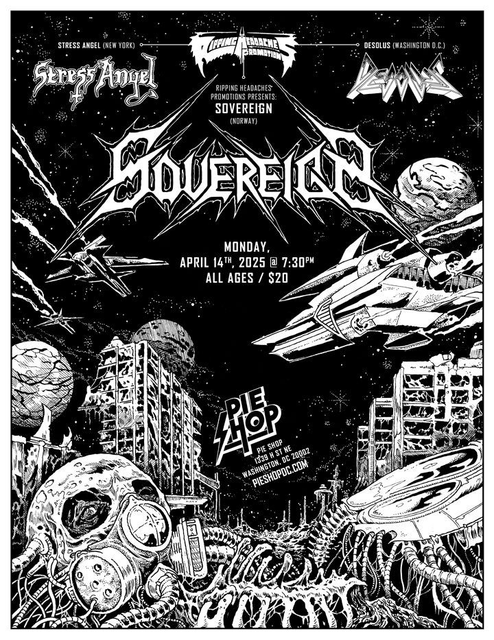 4\/14: Sovereign (Norway), Stress Angel, Desolus @ Pie Shop DC