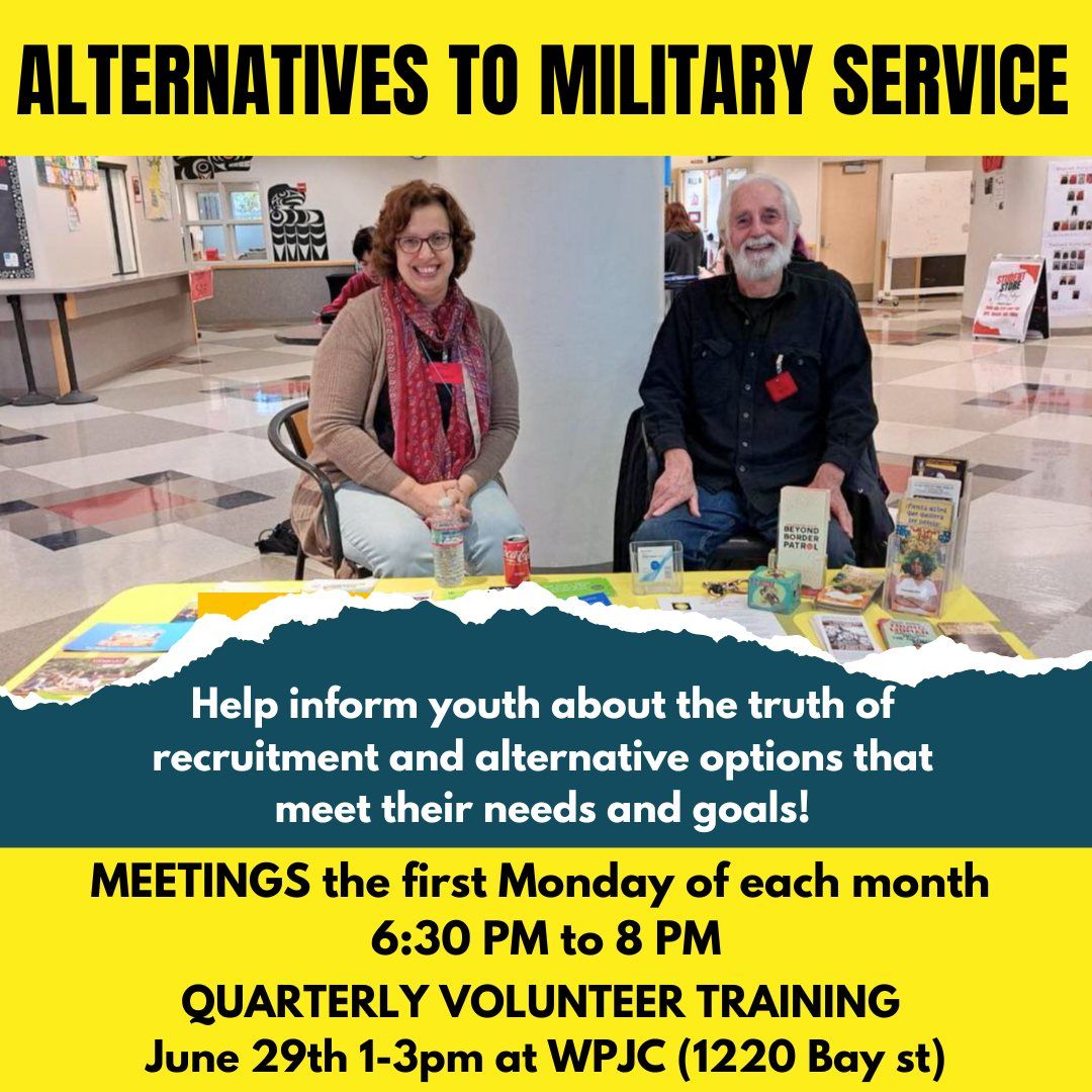 Alternatives to Military Service Volunteer Training