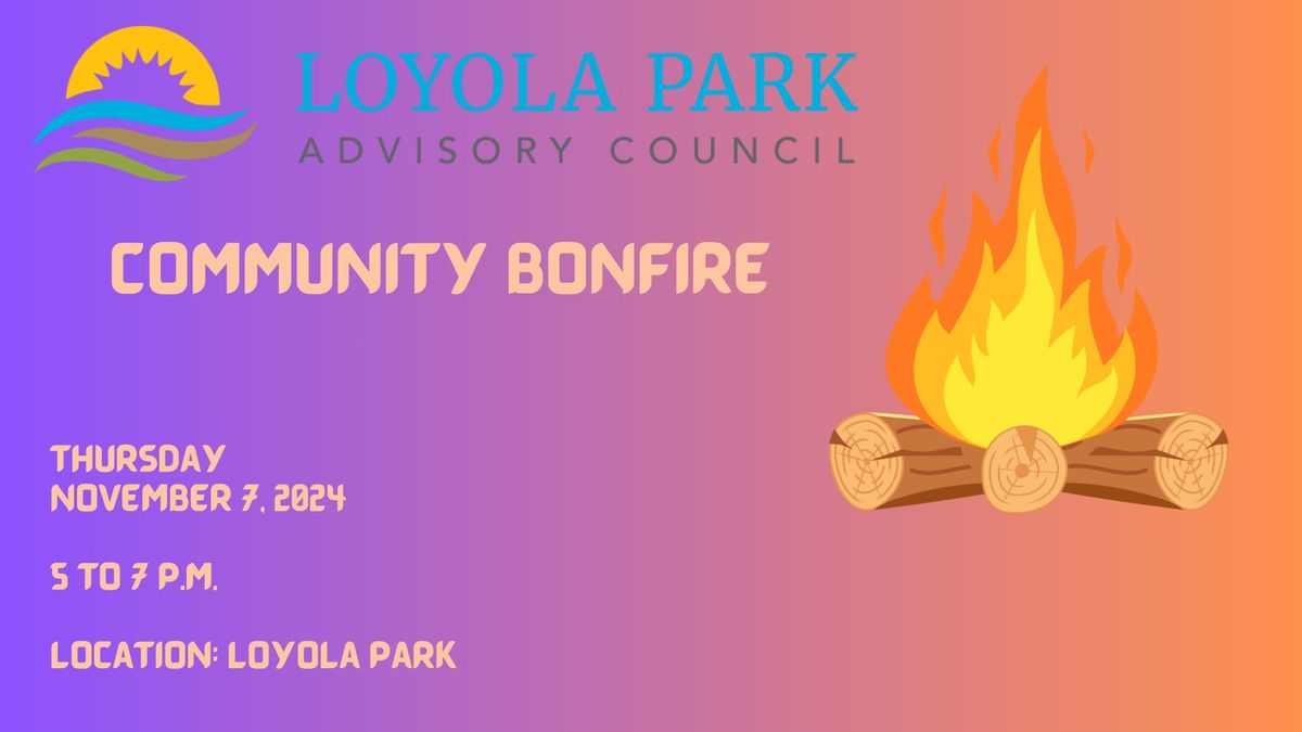 LPAC Community Bonfire at Loyola Park