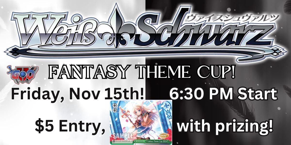 Weiss Schwarz November Fantasy Theme Cup