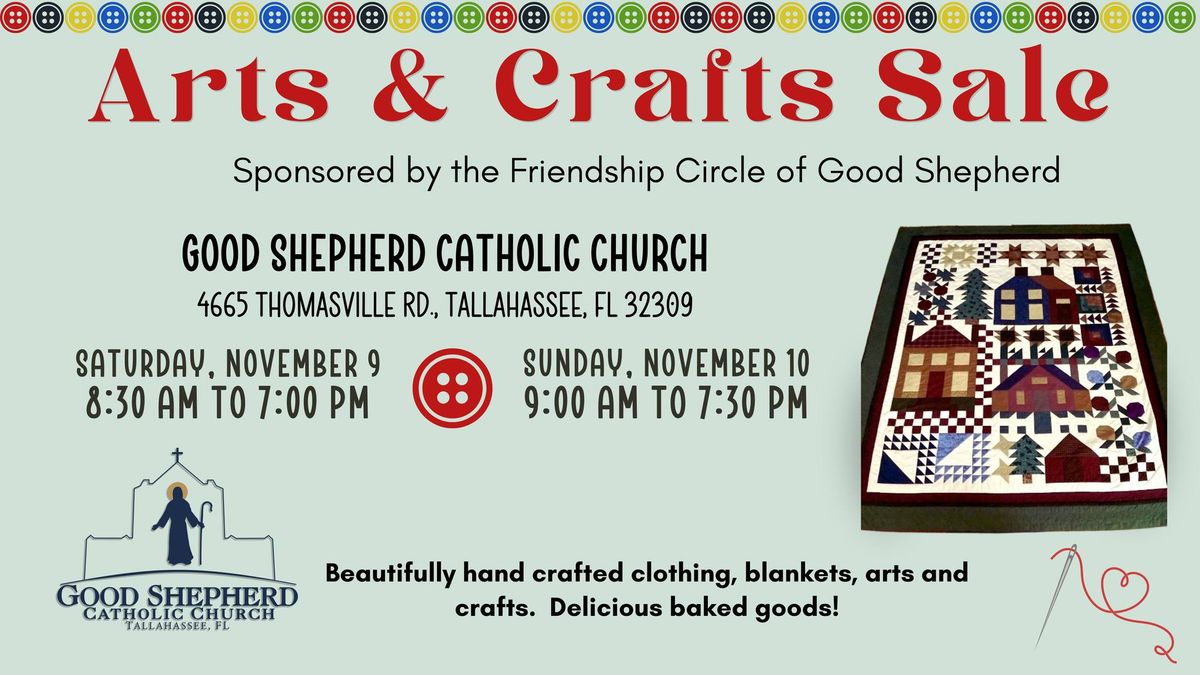 Arts and Crafts Sale at Good Shepherd Parish