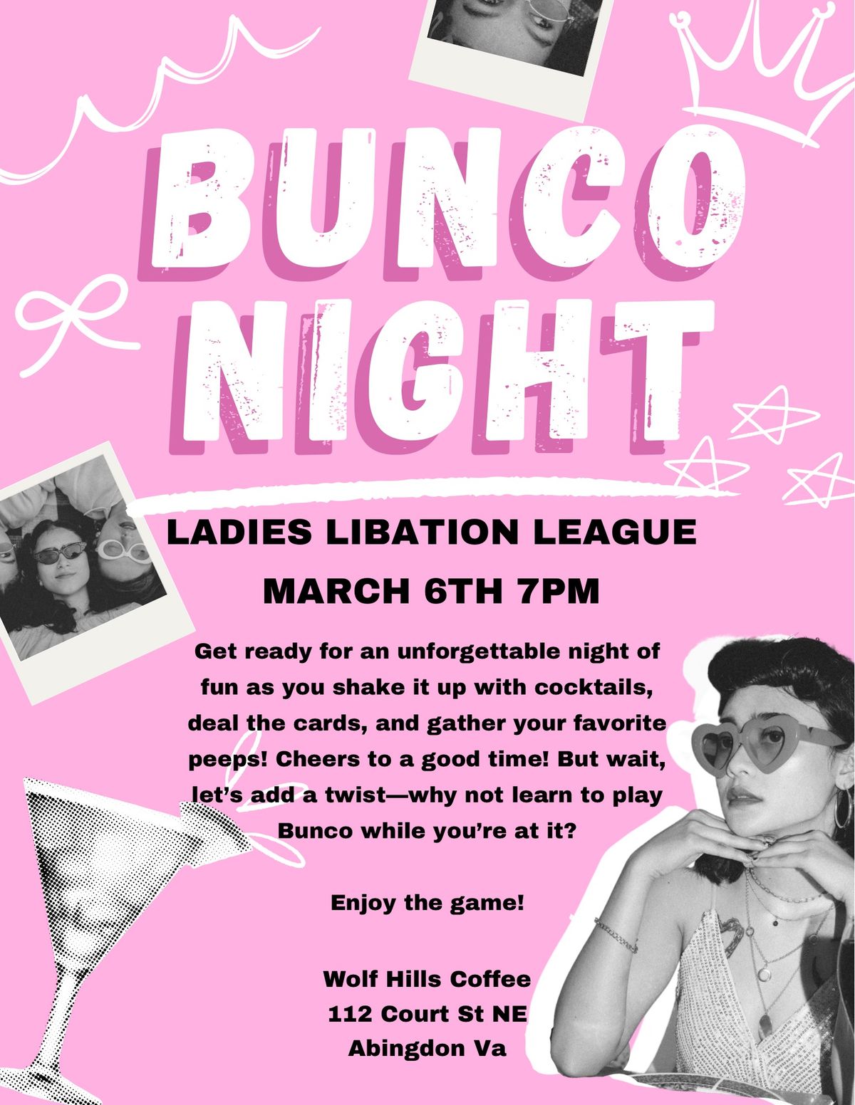 Ladies Libation League Bunko Night