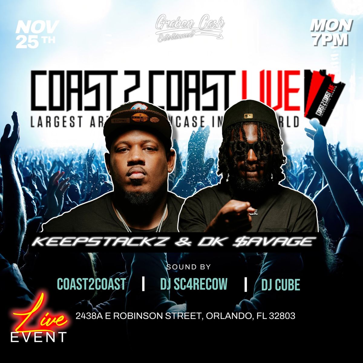 KeepStackZ & DK $avage Performing LIVE